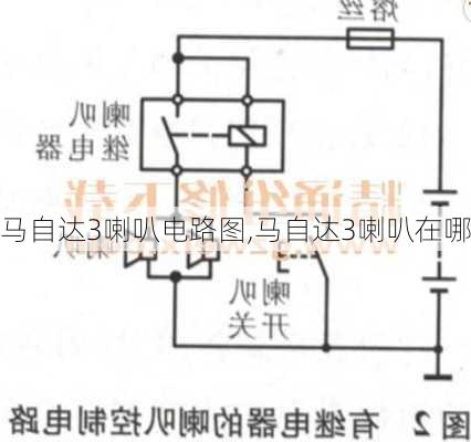 马自达3喇叭电路图,马自达3喇叭在哪