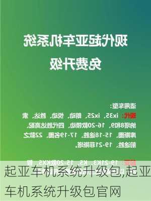 起亚车机系统升级包,起亚车机系统升级包官网