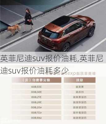 英菲尼迪suv报价油耗,英菲尼迪suv报价油耗多少